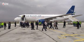 First Flight Lands at Aleppo International Airport Following Reopening