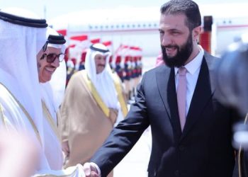 Al-Sharaa Arrives in Bahrain on Official Visit