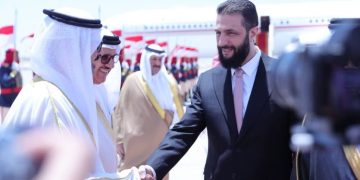 Al-Sharaa Arrives in Bahrain on Official Visit