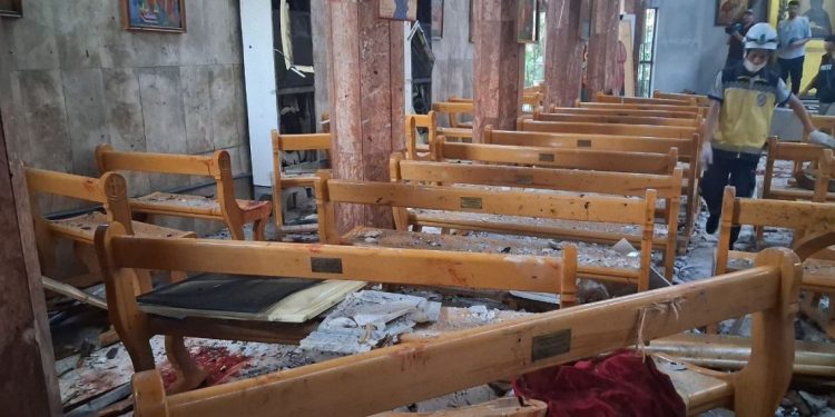 Suicide Attack on Damascus Church Leaves Dozens Dead and Injured