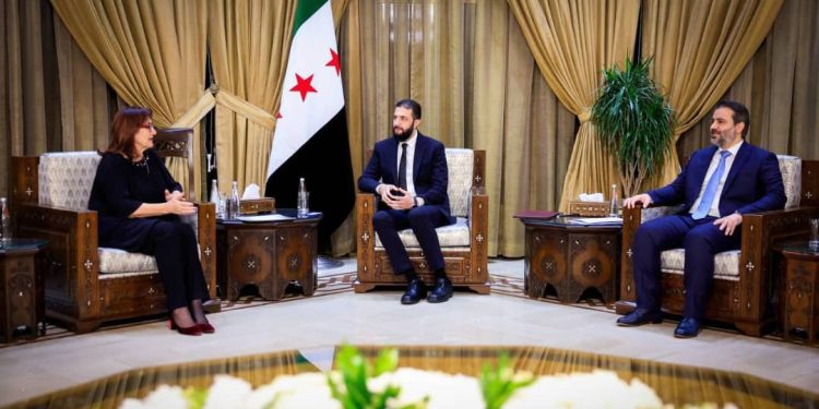 EU Commissioner Meets Syria’s Transitional President During Damascus Visit