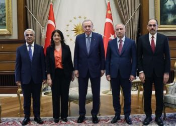 Erdogan Meets Peoples’ Equality and Democracy Party Delegation