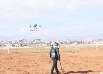 German Drone Tested in Syria: New Step in Mine-Clearance Efforts