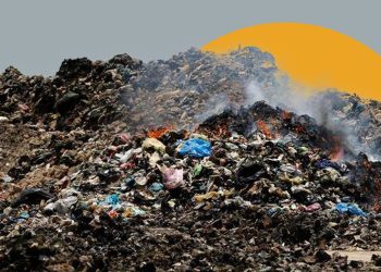 Muadamiyat al Sham West of Damascus Choked by Waste Burning