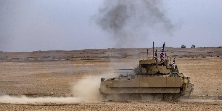 مناورات عسكرية للقوات الأميركية في سوريا (ِِAFP)