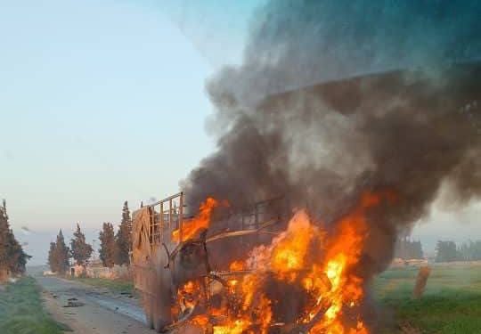 استهداف شاحنة في منطقة القصير بريف حمص - الميادين