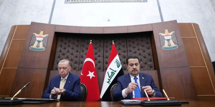أردوغان في العراق.. توقيع أكثر من 20 مذكرة تفاهم