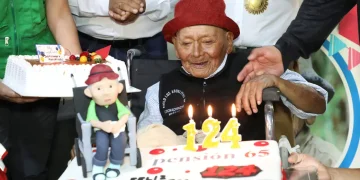 مارسيلينو اباد يحتفل بعيد ميلاده 124 (العربية)