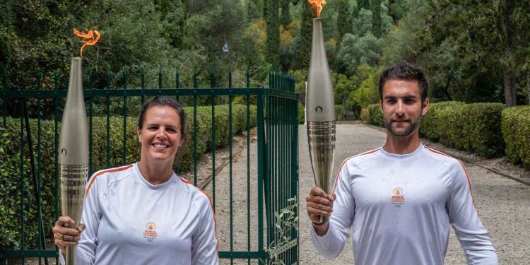 إيقاد شعلة أولمبياد 2024 في أثينا