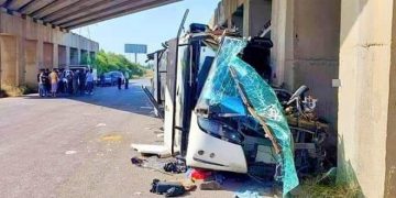 ضحايا في حادث مرور على أوتوستراد اللاذقية