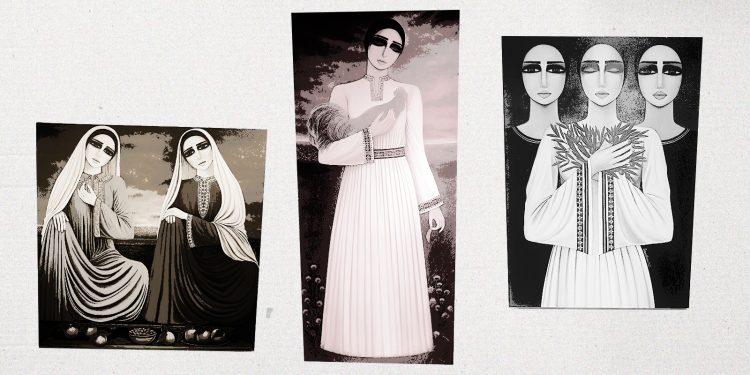 عميقاً في “مرآة الروح”… تخفي سنا الأتاسي آلاماً ملونة