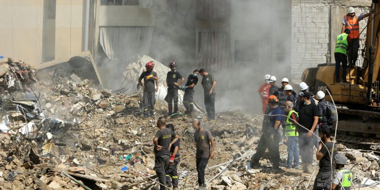 الصحة اللبنانية: 31 قتيلاً وعشرات الجرحى بقصف الضاحية الجنوبية