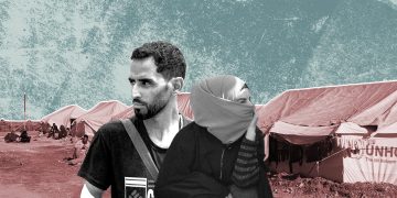 من رأس العين إلى لبنان.. عائلات جمعتها الحرب في مخيم بريف الحسكة