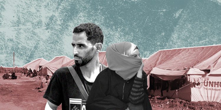 من رأس العين إلى لبنان.. عائلات جمعتها الحرب في مخيم بريف الحسكة