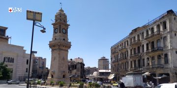 ساعة باب الفرج وسط محافظة حلب (963+)