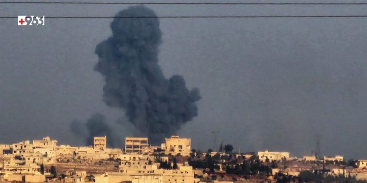 غارة جوية في محيط "الفوج 46" بريف حلب شمال غربي سوريا (963+)