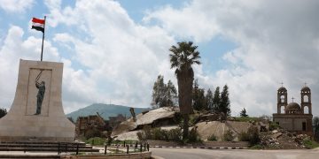 مدينة القنيطرة جنوب سوريا، 26 مارس 2019 (ا ف ب)