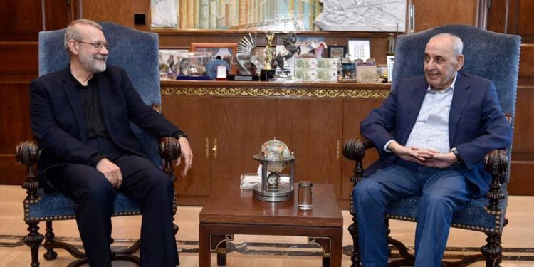 قادماً من دمشق.. لاريجاني يؤكد دعم بيروت لوقف إطلاق النار