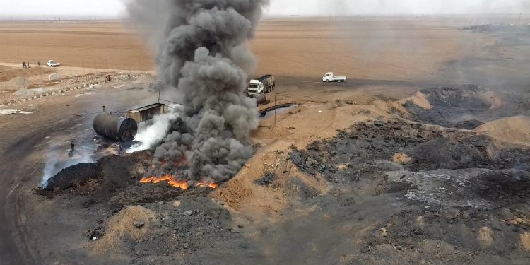 “داعش” يهاجم صهاريج نفط في محافظة الحسكة السورية