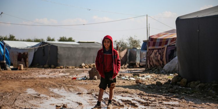 أضرار مادية خلفتها عاصفة مطرية في شمال غربي سوريا