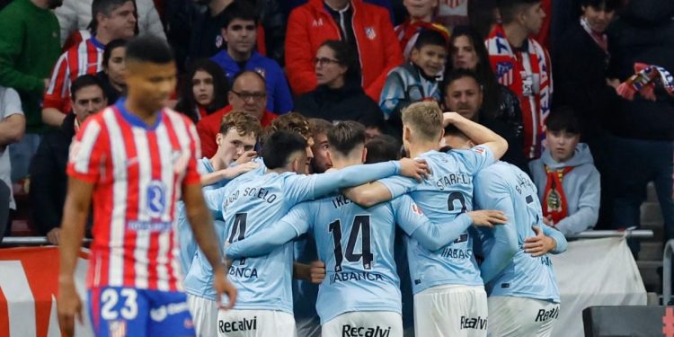 أتلتيكو مدريد يتعادل مع سيلتا فيجو وينعش آمال برشلونة بالصدارة