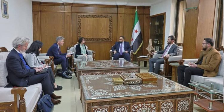 وزير الاقتصاد يبحث مع وفد أوروبي رفع العقوبات عن سوريا
