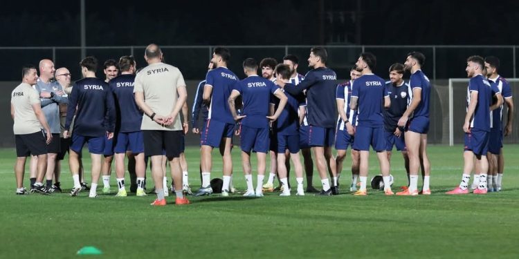 المنتخب السوري الوطني يبدأ استعداداته لمواجهة باكستان في تصفيات كأس آسيا 2027