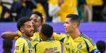 النصر السعودي يتألق ويتأهل: ثلاثية ساحقة تضعه في ربع نهائي دوري أبطال آسيا