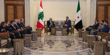 الشرع والشيباني يلتقيان برئيس الحكومة اللبنانية