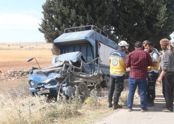 إصابة 9 أشخاص بحوادث سير شمال غربي سوريا