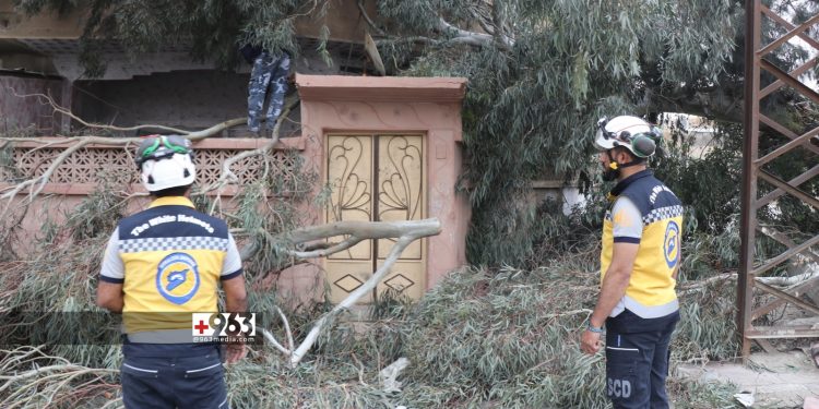 مقتل ثلاثة عناصر من الدفاع المدني السوري بلغم موجّه عن بعد