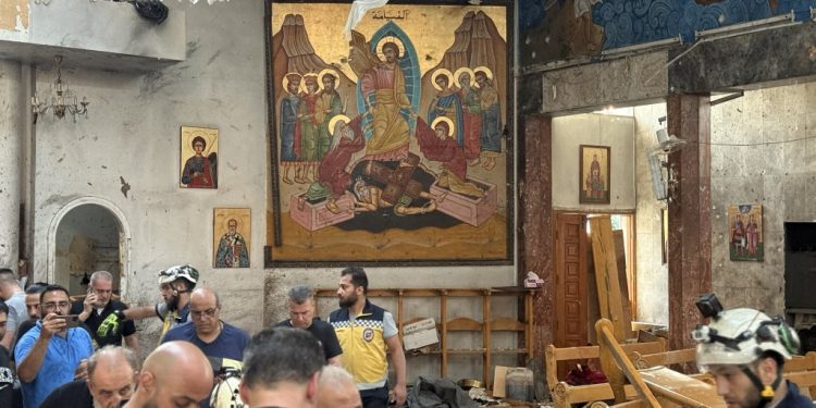 هيئات إسلامية ومسيحية تدين تفجير كنيسة مار إلياس بدمشق