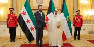 الشرع يختتم لقاءه بأمير الكويت ويلتقي مع رجال أعمال