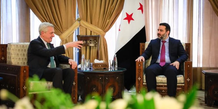 وزير الخارجية السوري يلتقي مع المفوض السامي لشؤون اللاجئين