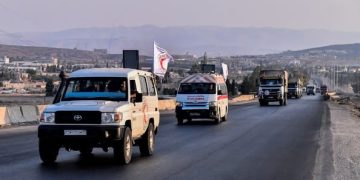قافلة مساعدات جديدة تدخل محافظة السويداء جنوبي سوريا