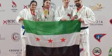 منتخب سوريا للجوجيتسو يحصد أربع ميداليات في بطولة غرب آسيا بالمنامة