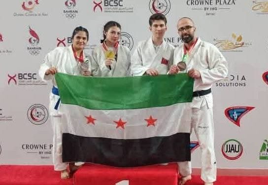 منتخب سوريا للجوجيتسو يحصد أربع ميداليات في بطولة غرب آسيا بالمنامة