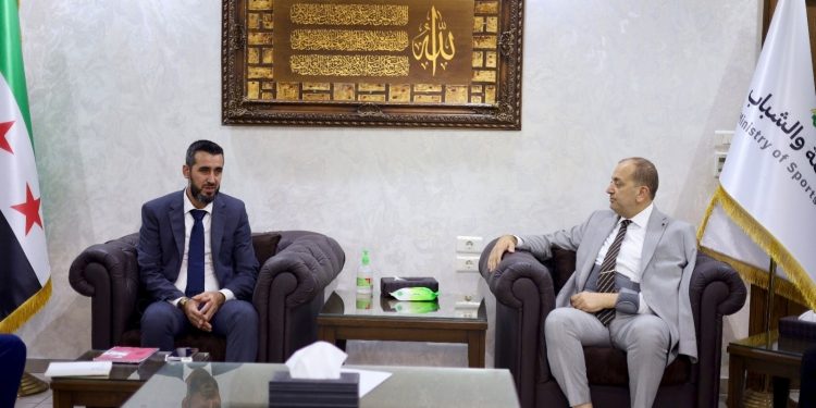 وزير الرياضة والشباب السوري يلتقي رئيس هيئة التخطيط والإحصاء