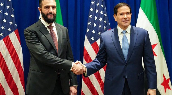 الخارجية الأميركية: روبيو بحث مع الشرع العلاقات السورية – الإسرائيلية 