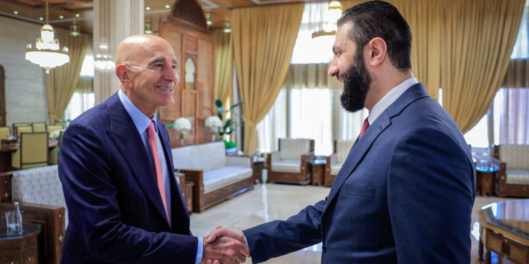 توماس باراك: أجريت لقاءات رائعة مع عبدي والشرع