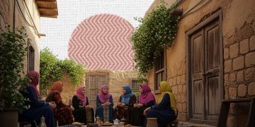 نساء الحارة السورية القديمة… ذاكرة من طين وياسمين