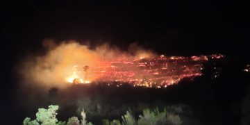اندلاع حريق حراجي غربي سوريا وجهود لإخماده