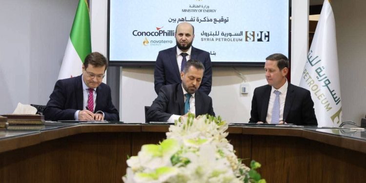 السورية للبترول تبرم مذكرة لتطوير قطاع الغاز واستكشاف حقول جديدة