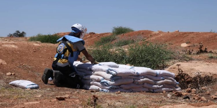 ”الخوذ البيضاء”: نفذنا منذ بداية العام 2370 عملية لإزالة الألغام في سوريا 