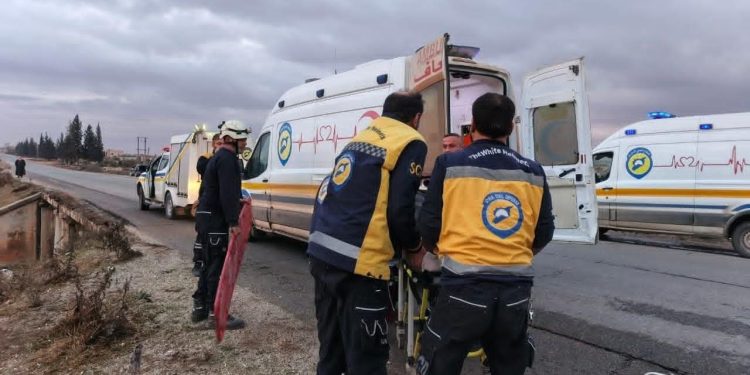 مقتل ثلاثة شبان جراء حادث سير على طريق حلب – دمشق 