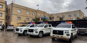 قيادة الأمن الداخلي بحلب تتسلم مبنى “الأسايش” في كوباني