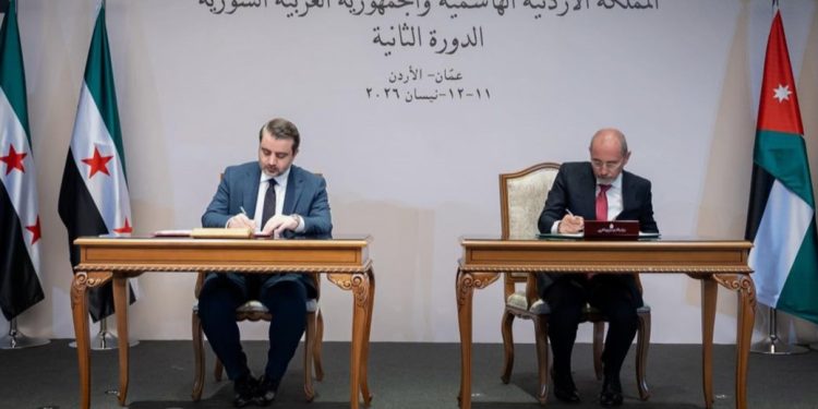 توقيع 10 اتفاقيات ومذكرات تفاهم سورية – أردنية في عدة قطاعات