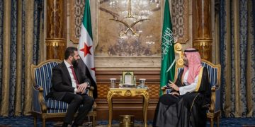 الشرع: بحثت مع ولي العهد السعودي سبل تعزيز التعاون وتوسيع الشراكات