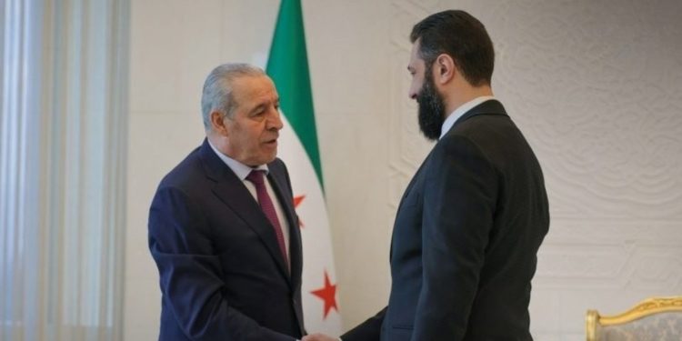 الشرع يلتقي نائب الرئيس الفلسطيني