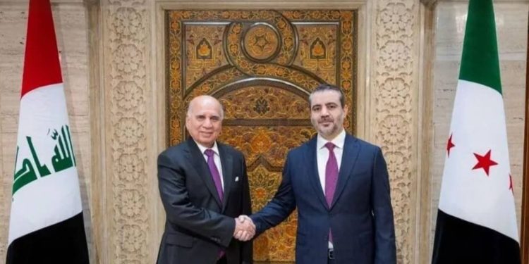 الشيباني يبحث مع وزير الخارجية العراقي العلاقات الثنائية